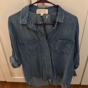 Cloth & Stone Denim shirt *NWT*